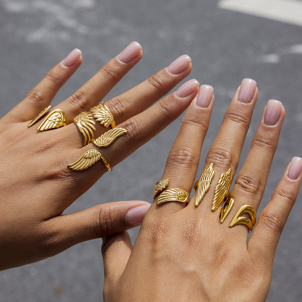 Titanium Steel Non-fading Ring For Women