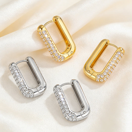 Women's Niche Stainless Steel Titanium Earrings