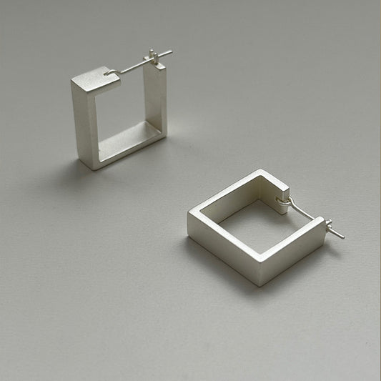 Minimalist Cool-Style New Arrival Geometric Square Ear Clips