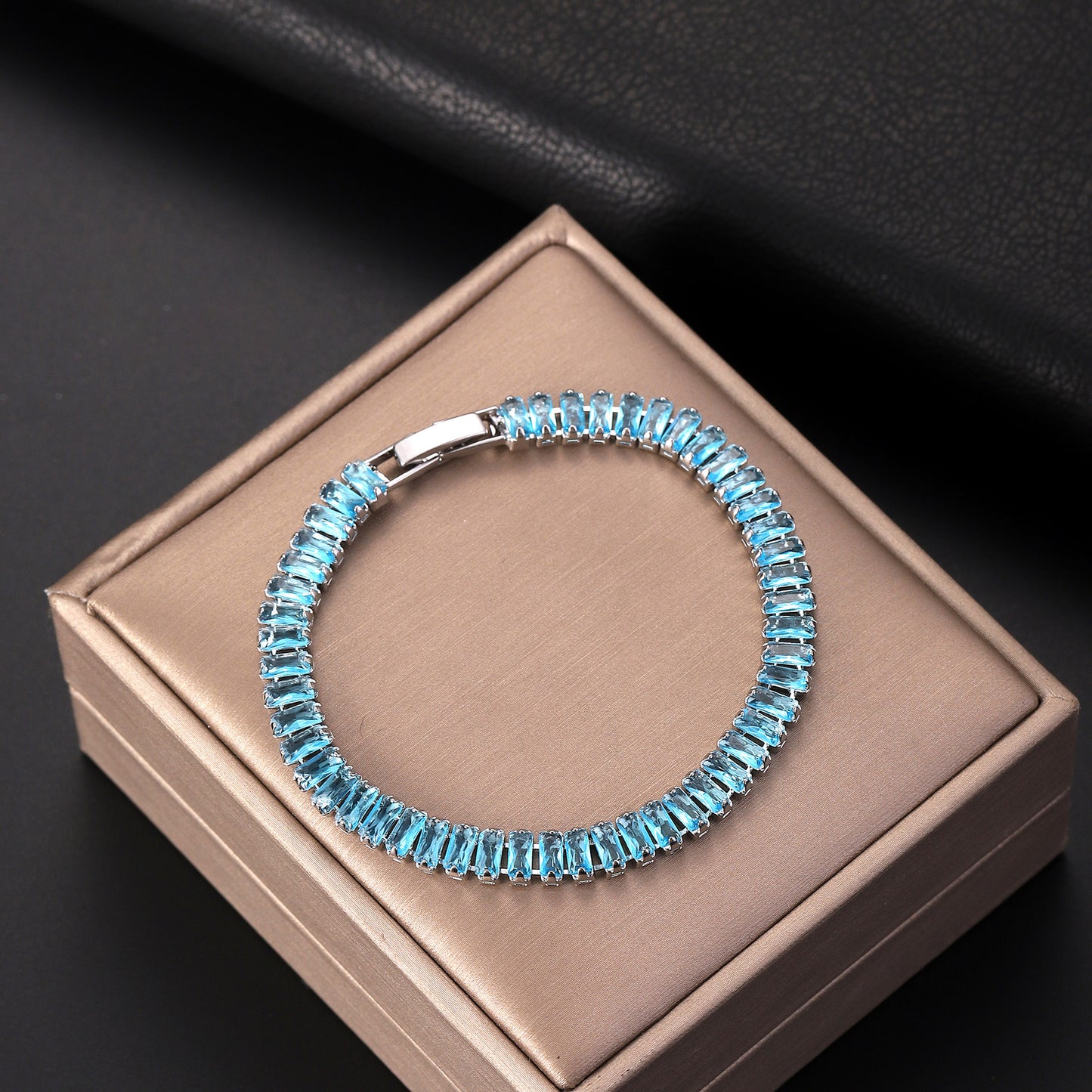 Zircon Tennis Chain Bracelet Ins Luxury Style