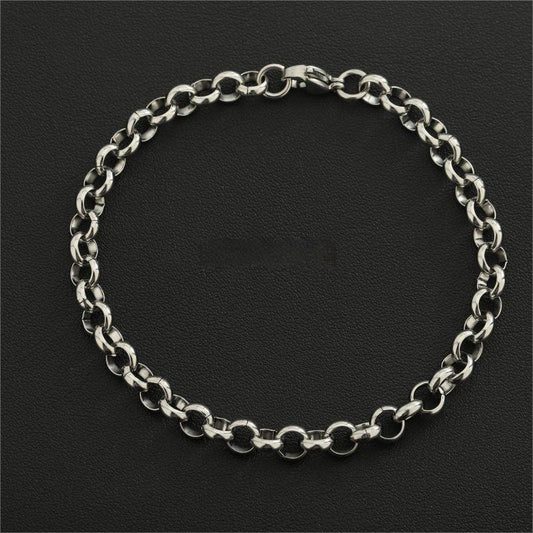 Colorfast Titanium Steel Bracelet For Men