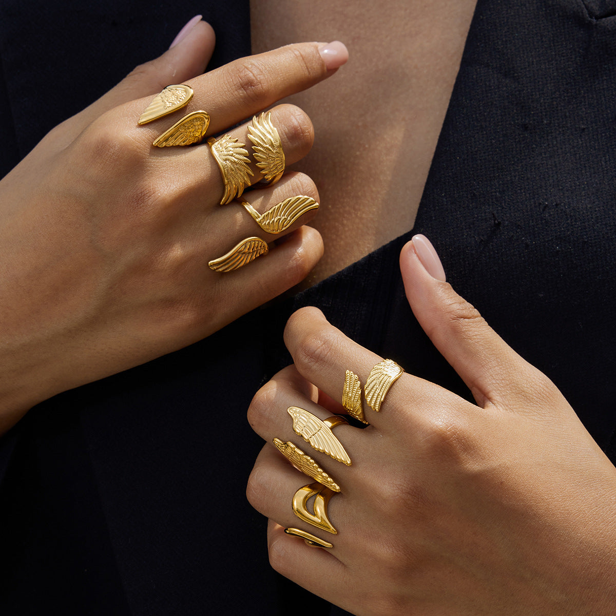 Titanium Steel Non-fading Ring For Women