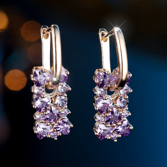 Geometric Light-luxury Exquisite Versatile Earrings For Women