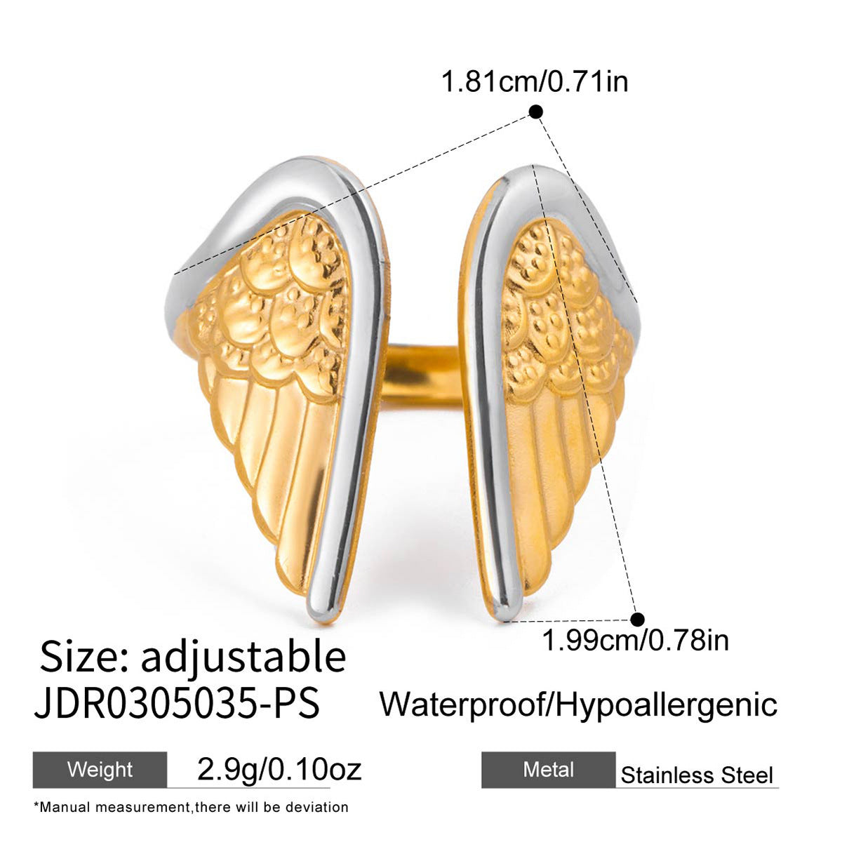 Titanium Steel Non-fading Ring For Women