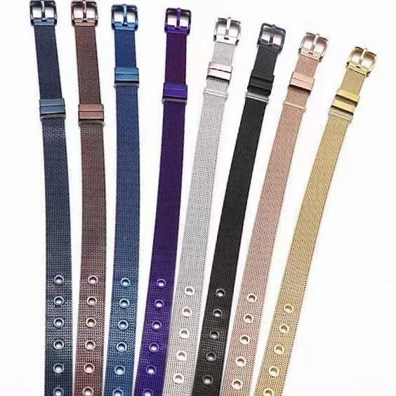 Gold-plated Mesh Bracelet, Fashionable Wrist Accessory For Men And Women