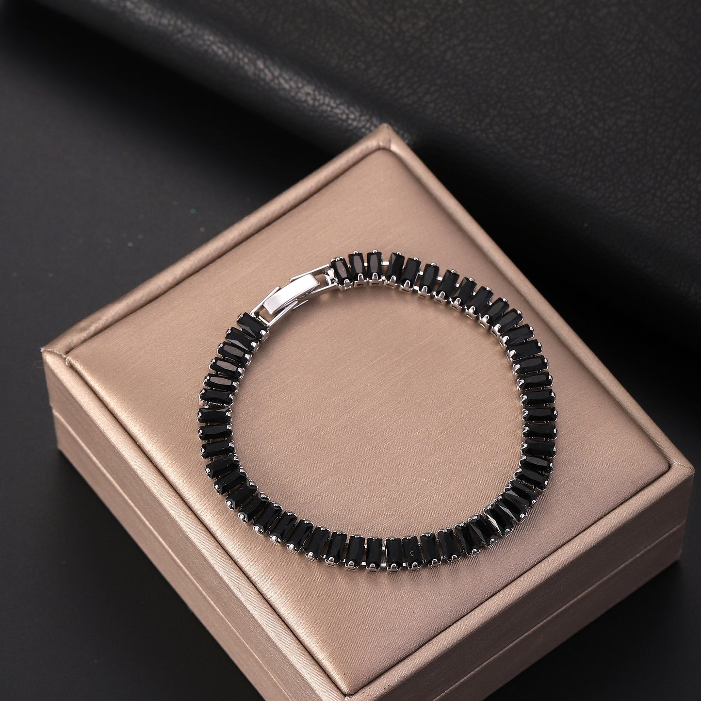 Zircon Tennis Chain Bracelet Ins Luxury Style